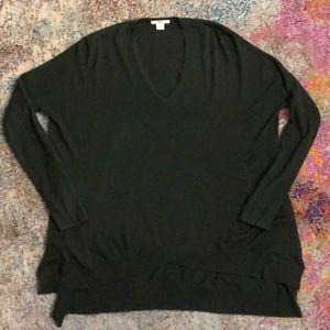 Helmet Lang Trapeze Sweater in Hunter Green Size S